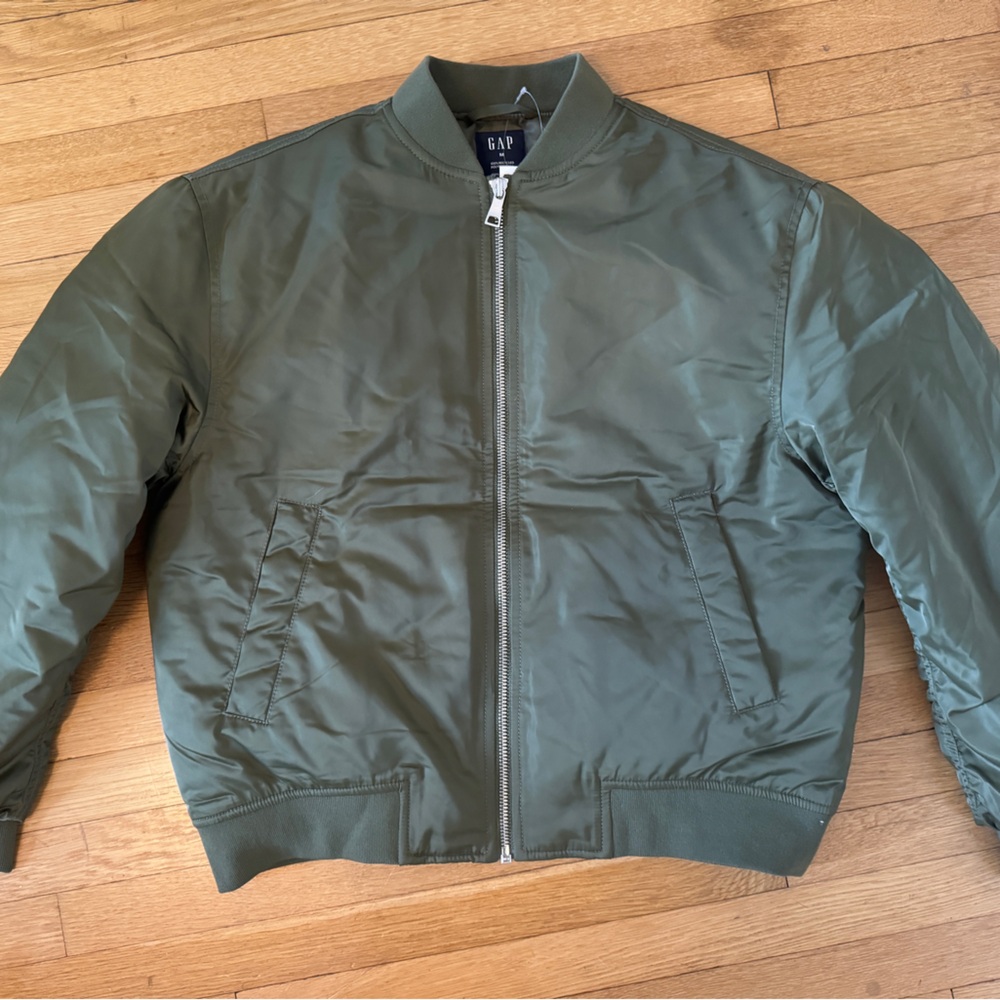Khaki green Gap bomber jacket!